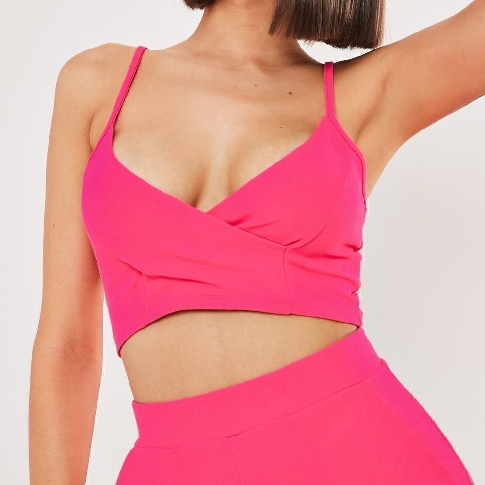 Missguided Pink Matching Cami & Short Set - Picture 4 of 6
